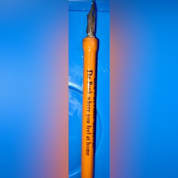 1900s GRAND RAPIDS SAVINGS Bank Where You Feel At Home Quill TipFountain Pen - Picture 5 of 10